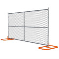 Construction Station Mobile Site Hire Fence Rent Panel Temporary Fence Chain Link Filled Stands Feet Bottom Base Clips